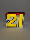 Wood Brothers #21 LED Sign