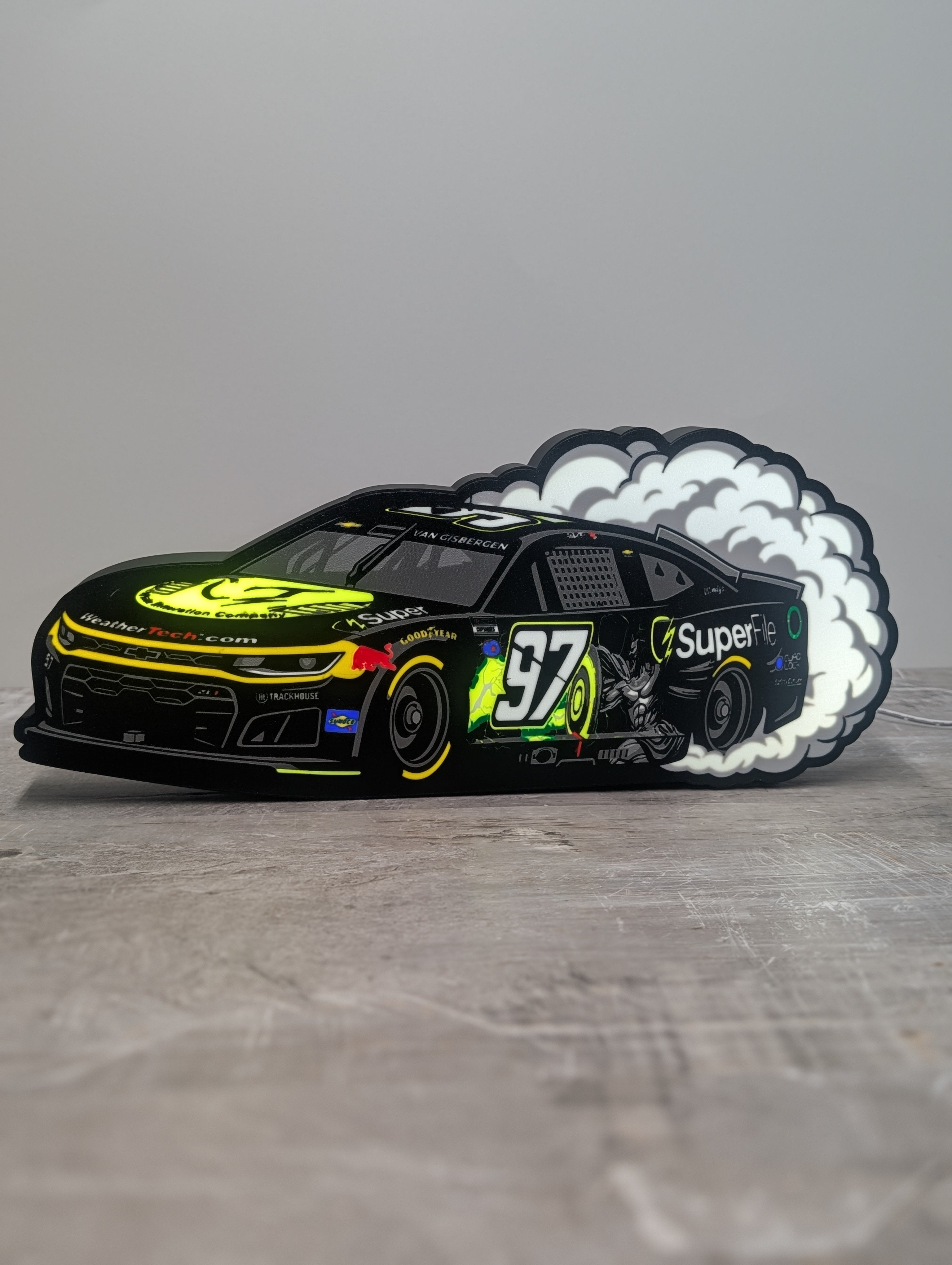 Shane Van Gisbergen Watkins Glen Win LED Sign