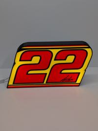 Logano #22 LED Signs