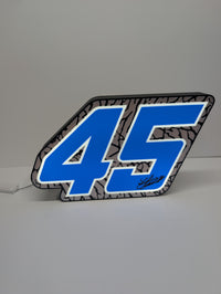 Reddick #45 LED Signs - Blue Elephant