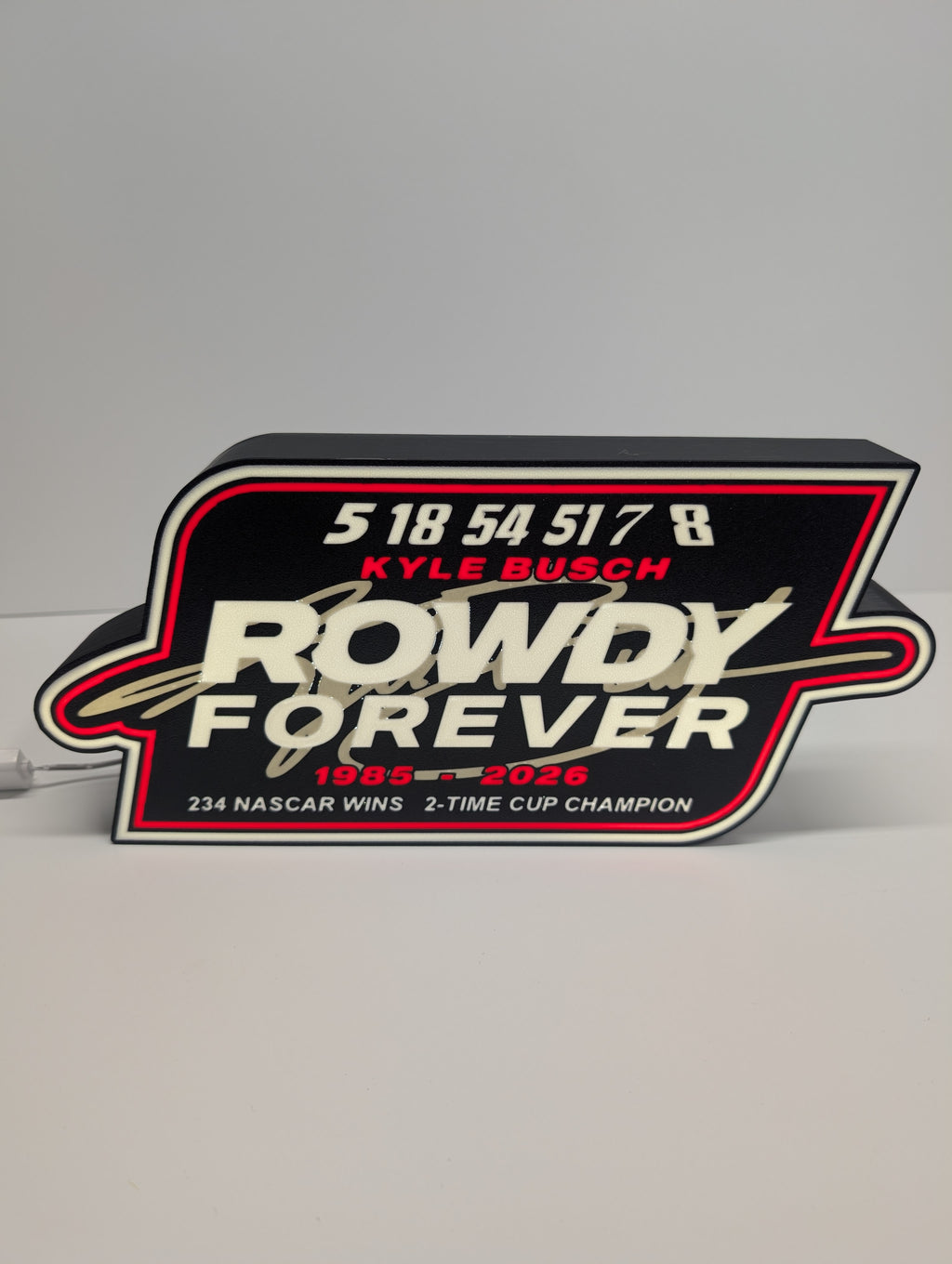 Kyle Busch LED Signs