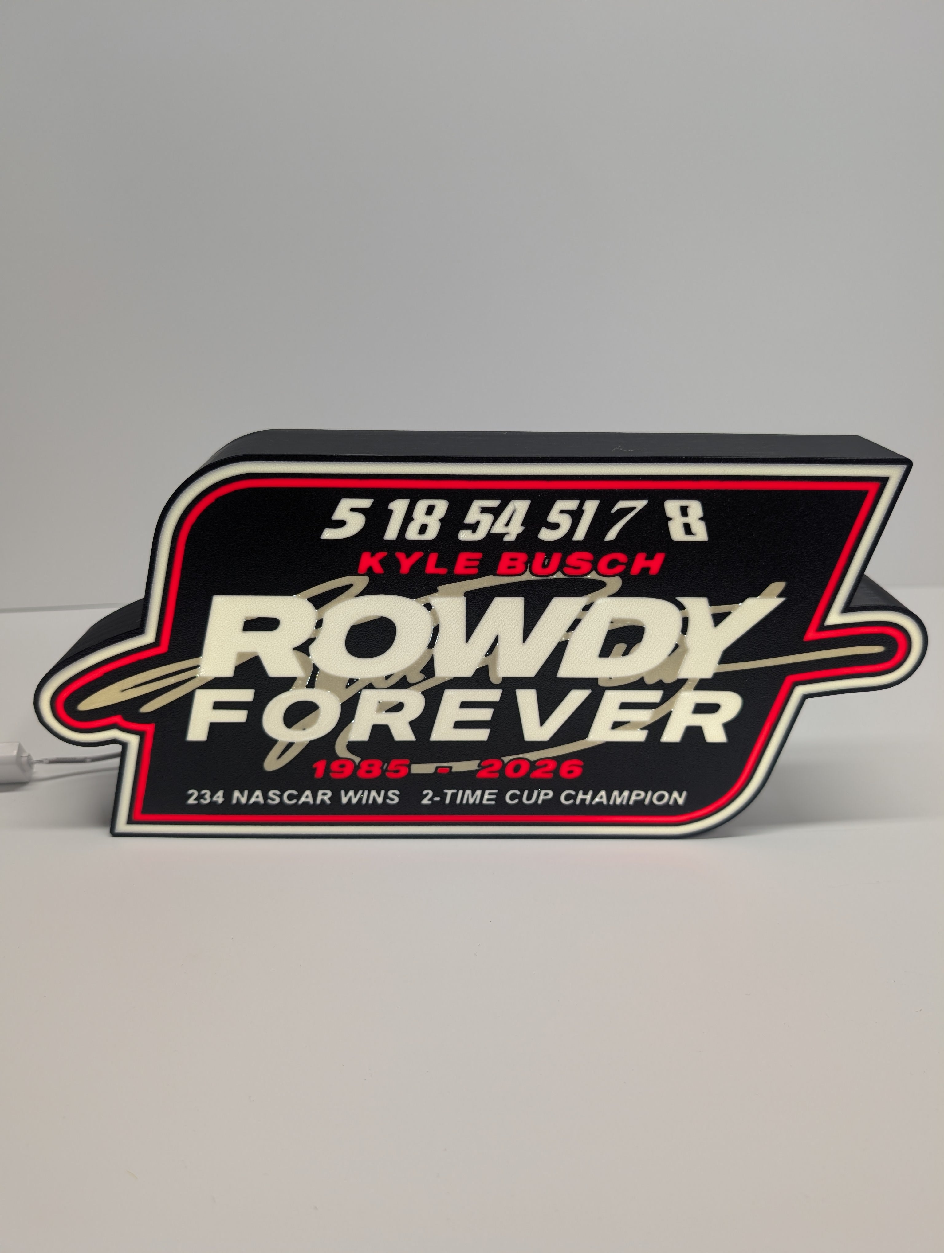 Kyle Busch LED Signs