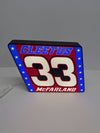 Cleetus #33 LED Sign
