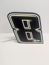 Kyle Busch LED Signs - Black and White 8