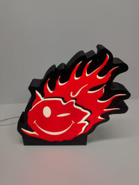 Harvick LED Signs - Red Smiley