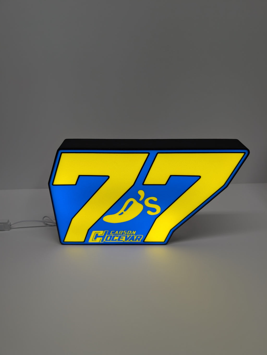 Hocevar #77 LED Signs