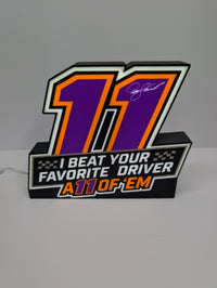 Hamlin #11 LED Signs - Beat Your Drivers