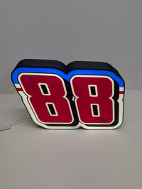 Jr. LED Signs - 88 Red White and Blue