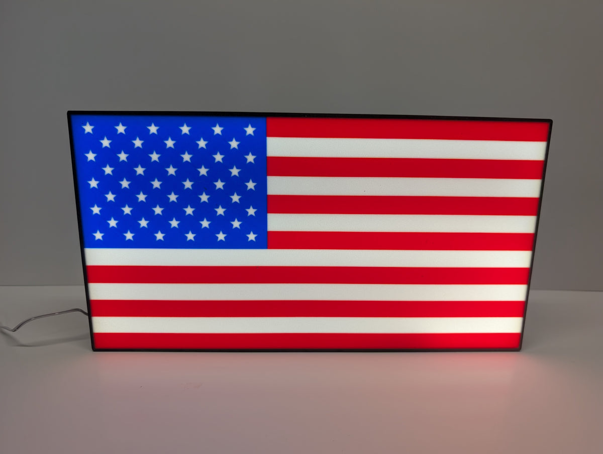 USA Flag LED Sign