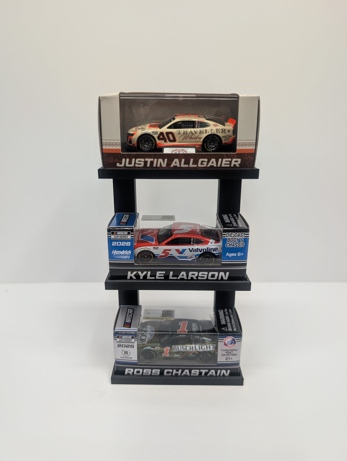 1/64 Boxed Diecast Stands - 3 Car