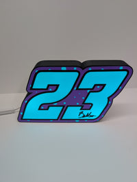 Wallace LED Sign - Teal